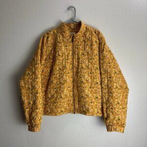 Sonoma Good for Life Floral Vintage Quilted Jacket Womens Size XL